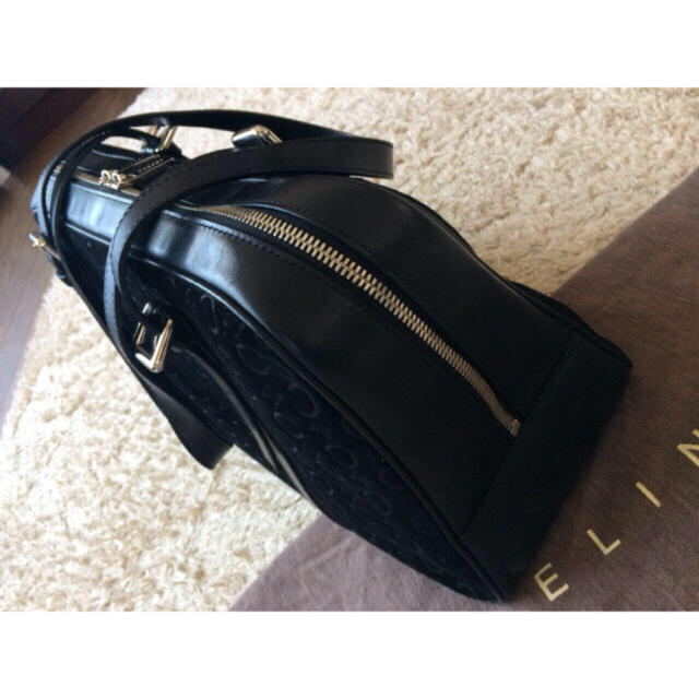 CELINE - celine セリーヌ スエード ミニボストンバッグの通販 CELINE - celine セリーヌ スエード ミニボストンバッグの通販