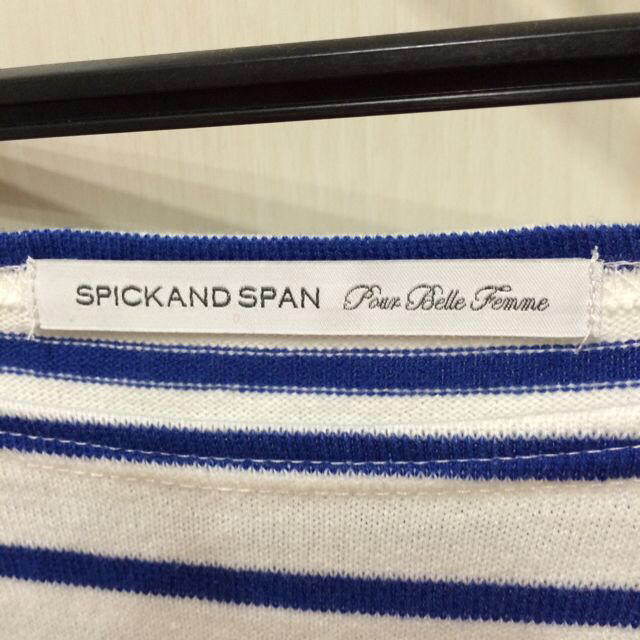 Spick & Span(スピックアンドスパン)のスピックアンドスパン ボーダー レディースのトップス(カットソー(長袖/七分))の商品写真