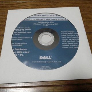 デル(DELL)の★DELL Win７ Pro 32bit SP1 リカバリDVD(その他)