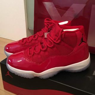 ナイキ(NIKE)のNIKE AIR JORDAN 11 RETRO "GYM RED"(スニーカー)