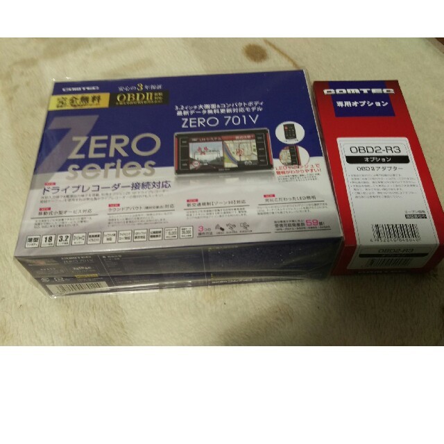 【値下げ】レーダー探知機　コムテック　ZERO701Vレーダー探知機