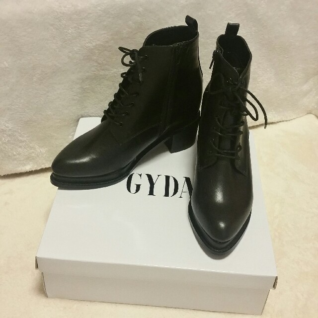 GYDA(ジェイダ)の新品･GYDA ショートブーツ 黒 Lサイズ レディースの靴/シューズ(ブーツ)の商品写真