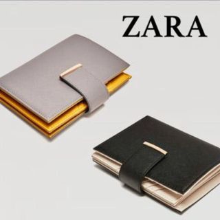 ザラ(ZARA)の【タグ付き新品】ザラ 財布 ウォレット  グレー(財布)