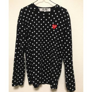 コムデギャルソン(COMME des GARCONS)のモンブラン様専用 コムデギャルソン play ロングTシャツ 黒 水玉(Tシャツ/カットソー(七分/長袖))