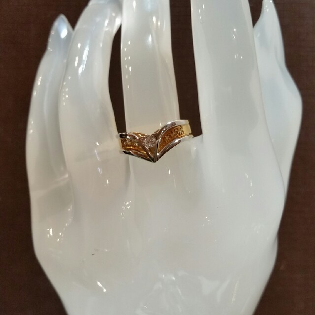 SIN様専用です♪  K18 / Pt900  ダイヤモンドリング　  ☆1 レディースのアクセサリー(リング(指輪))の商品写真