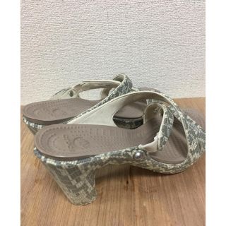 クロックス(crocs)のクロックス サンダル パイソン柄(サンダル)