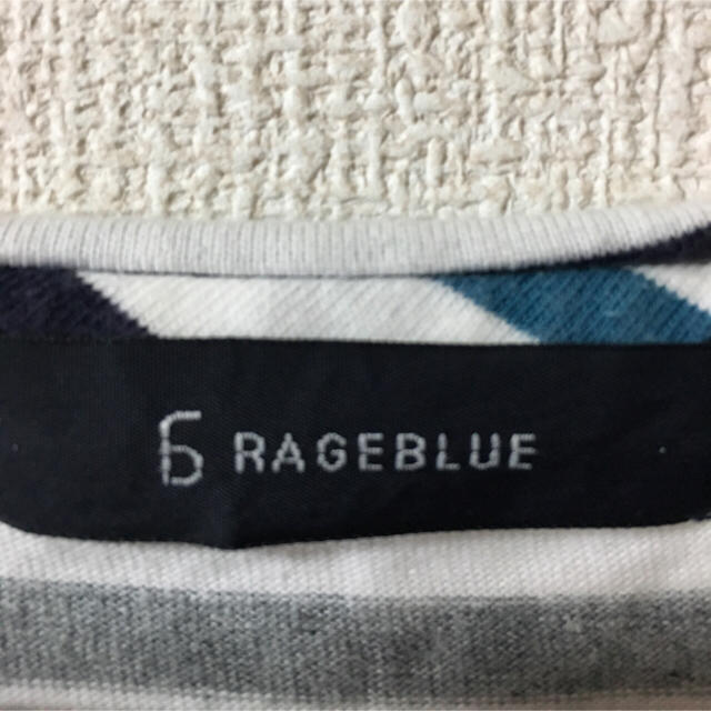 RAGEBLUE(レイジブルー)のRAGEBLUE レイジブルー 五分袖 カットソー メンズのトップス(Tシャツ/カットソー(半袖/袖なし))の商品写真
