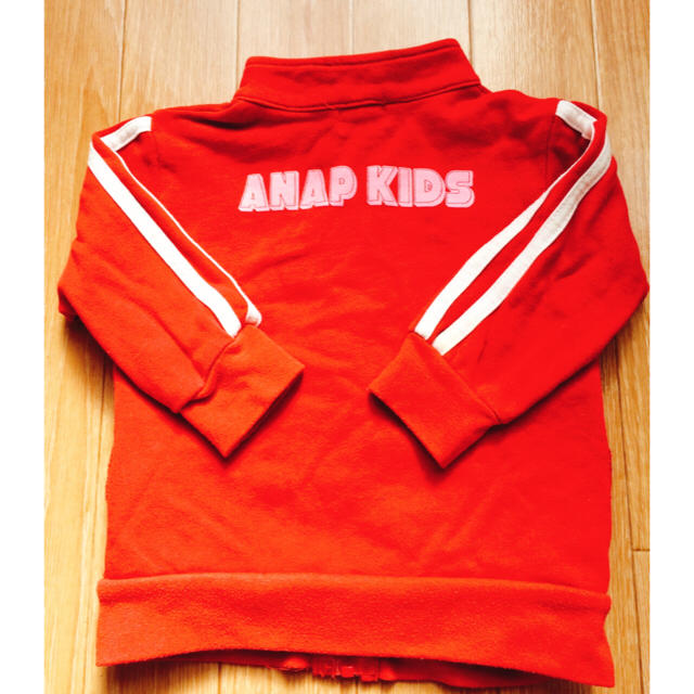 ANAP Kids(アナップキッズ)のANAPKIDS☆ロゴジャージ☆パーカー☆90 キッズ/ベビー/マタニティのキッズ服男の子用(90cm~)(ジャケット/上着)の商品写真