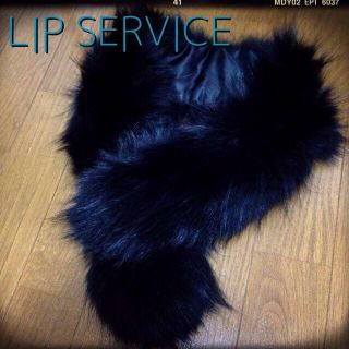 リップサービス(LIP SERVICE)のラクーンファーティペット(マフラー/ショール)