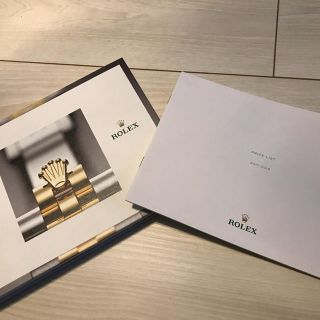 ロレックス(ROLEX)のお値下げしました。ROLEX カタログ 二冊セット 送料込みです(ファッション)