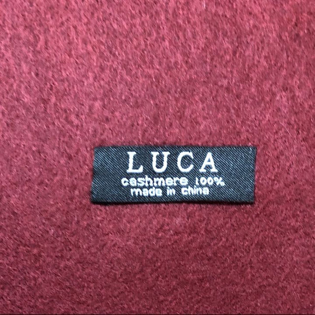 LUCA(ルカ)のLUCAマフラー　カシミヤ100％ 　新品・未使用品（男女兼用） メンズのファッション小物(マフラー)の商品写真