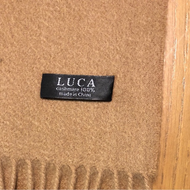 LUCA(ルカ)のLUCA ストール大判、ひざ掛け　カシミヤ100％ 新品・未使用品（男女兼用） レディースのファッション小物(ストール/パシュミナ)の商品写真