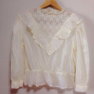 ダブルクローゼット(w closet)のレーストップス♡ダブルクローゼット(Tシャツ(長袖/七分))