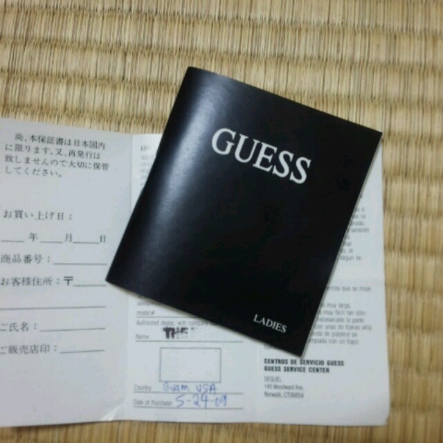 GUESS(ゲス)のキラキラウォッチ レディースのファッション小物(腕時計)の商品写真