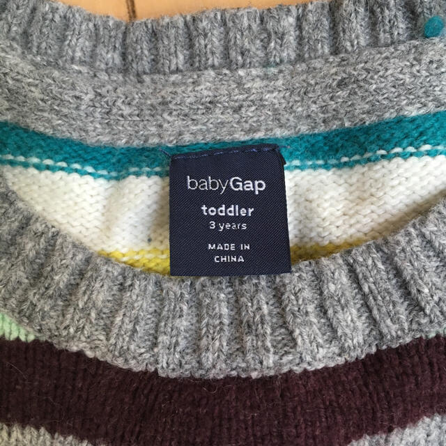 babyGAP(ベビーギャップ)のGAP セーター　100 キッズ/ベビー/マタニティのキッズ服女の子用(90cm~)(ニット)の商品写真