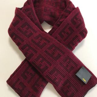 フェンディ マフラー/ショール(レディース)(レッド/赤色系)の通販 14
