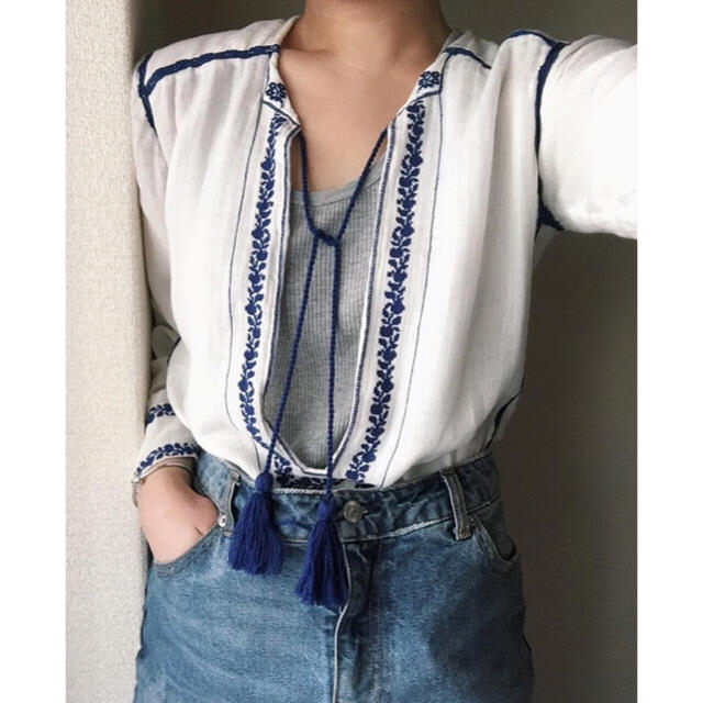 イザベルマラン エトワール 刺繍ブラウス-