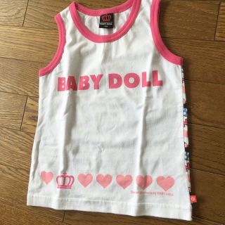 ベビードール(BABYDOLL)の美品✨babydollミニーちゃんタンクトップ110(その他)