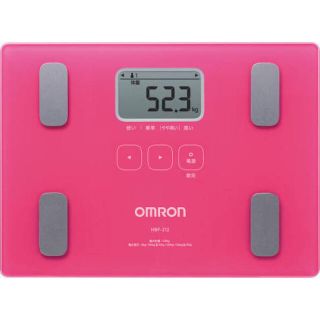 オムロン(OMRON)の専用❣️オムロン 体重体組成計 カラダスキャン HBF-212-PK ピンク(体重計/体脂肪計)