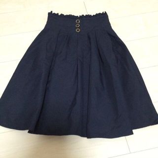 マジェスティックレゴン(MAJESTIC LEGON)の前ボタン膝丈スカート♡(ひざ丈スカート)