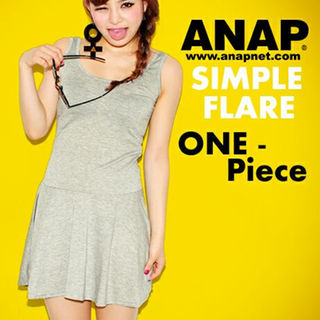 アナップ(ANAP)のアナップ グレー ワンピ チュニック ANAP(タンクトップ)