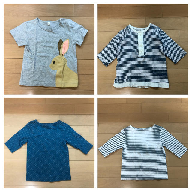 MUJI (無印良品)(ムジルシリョウヒン)の無印良品 size90 キッズ/ベビー/マタニティのキッズ服女の子用(90cm~)(Tシャツ/カットソー)の商品写真