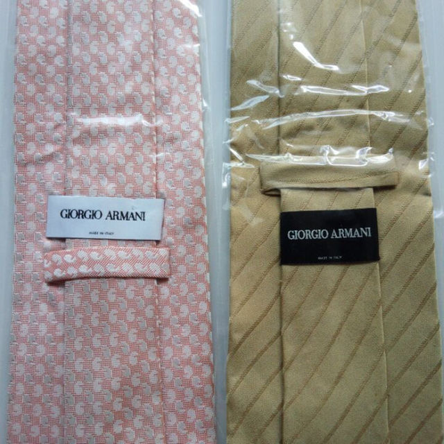 Giorgio Armani(ジョルジオアルマーニ)のネクタイ　GIORGIO ARMANI ２本セット メンズのファッション小物(ネクタイ)の商品写真