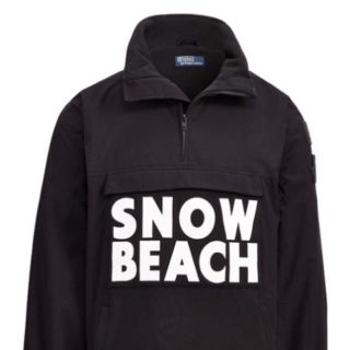 ポロラルフローレン(POLO RALPH LAUREN)のM POLO snow beach ポロ ラルフローレン プルオーバー  黒(ブルゾン)