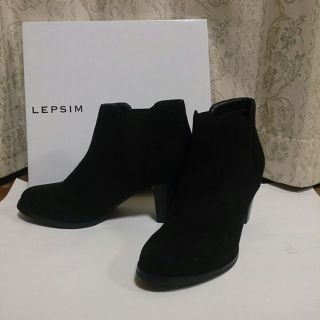 レプシィム(LEPSIM)の【お値下げしました】lepsim サイドゴアヒールブーツ(ブーツ)