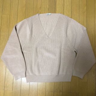 ユニクロ(UNIQLO)の【美品】UNIQLO Uniqlo UメリノブレンドVネックセーター【大人気】(ニット/セーター)