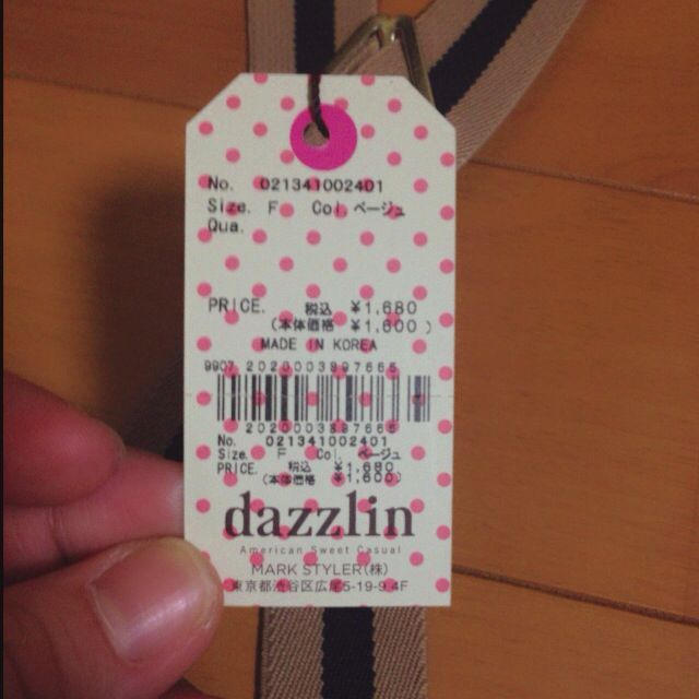 dazzlin(ダズリン)のダズリン♡サスペンダー レディースのファッション小物(サスペンダー)の商品写真