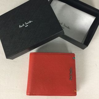 ポールスミス(Paul Smith)のごり様専用★ 二つ折り財布 ポールスミス レッド 朱色 カード 小銭(折り財布)