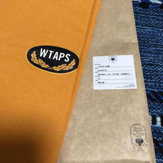 W)taps(ダブルタップス)のWTAPS DESIGN SS SOUVENIR.TEE YELLOW M メンズのトップス(その他)の商品写真