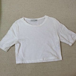 マウジー(moussy)のmoussy ショート丈 tops(カットソー(半袖/袖なし))