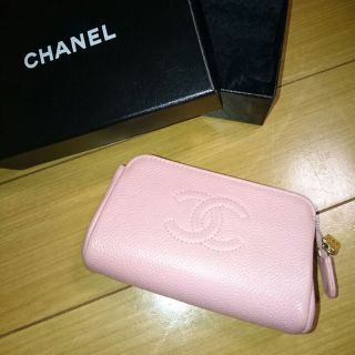 シャネル(CHANEL)の【最終値下げ！】シャネル★ポーチ★小物入れ★箱・シリアルナンバー付き(コインケース)