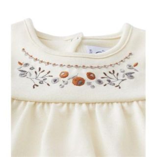 プチバトー(PETIT BATEAU)の新品未使用　プチバトーコットン刺繍入ブラウス　18m(シャツ/カットソー)