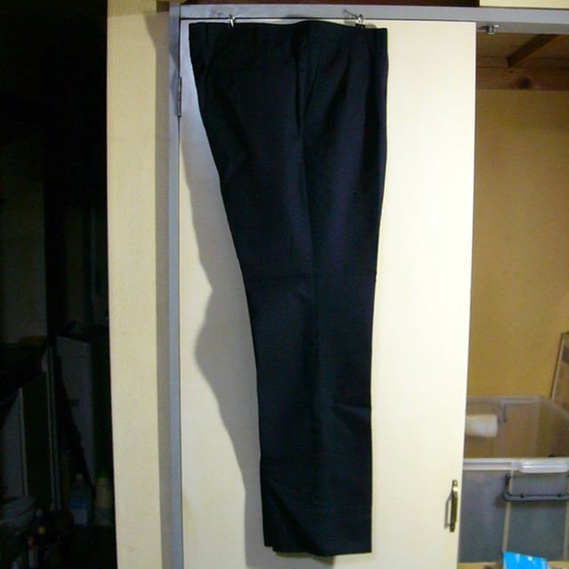 AOKI(アオキ)のストレート　スラックス　ウエスト　９７ｃｍ　紺　送料込み　￥１，６００！ メンズのパンツ(スラックス)の商品写真
