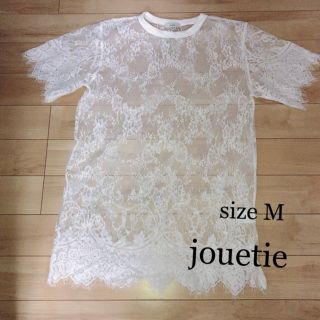 ジュエティ(jouetie)の＊ sale ＊ jouetie レース Tシャツ(Tシャツ(半袖/袖なし))