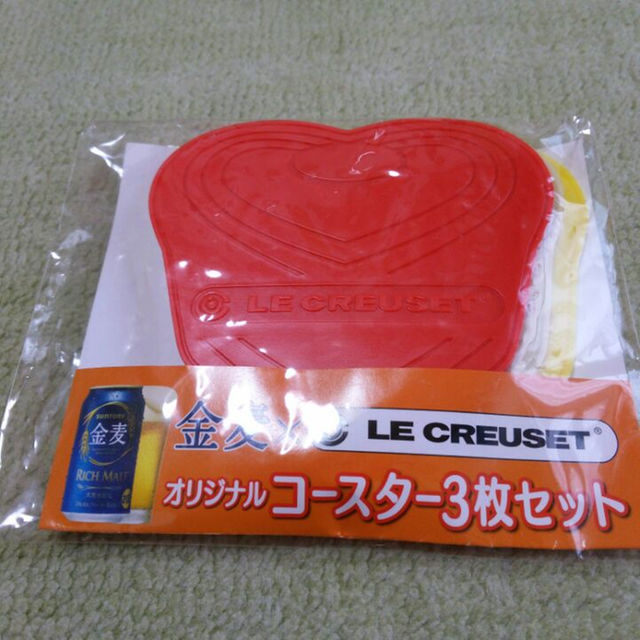 LE CREUSET(ルクルーゼ)の★ごまふぅ様専用★新品★ル・クルーゼ  オリジナル コースター インテリア/住まい/日用品のキッチン/食器(テーブル用品)の商品写真