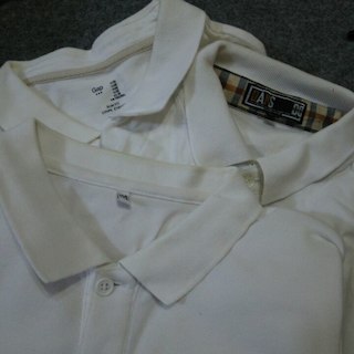 ダックス(DAKS)の半袖白ボロシャツ３枚(ポロシャツ)