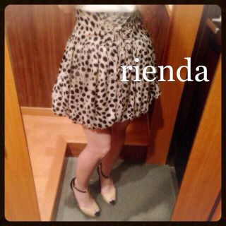 リエンダ(rienda)のリエンダ レオパード ミニスカート(ミニスカート)