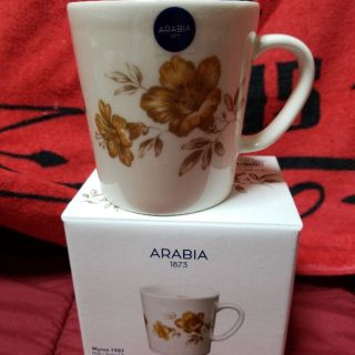 アラビア(ARABIA)のsamiyu様専用  マグカップ 黄色の花柄(グラス/カップ)