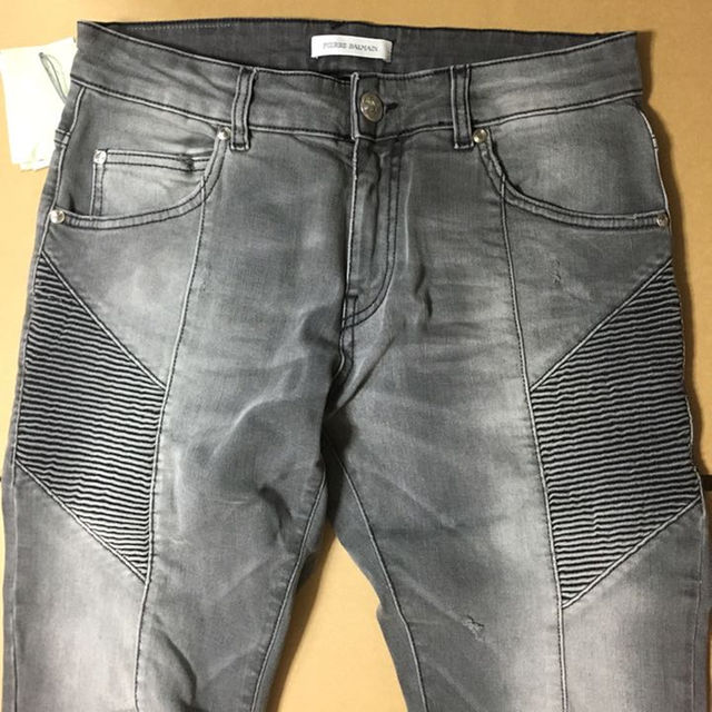 新品】BALMAIN バイカーデニム - www.goldstandardpainting.com