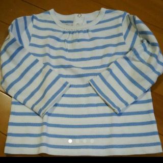 プチバトー(PETIT BATEAU)のプチバトー 長袖ボーダー Tシャツ 24M(その他)