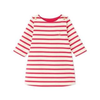 プチバトー(PETIT BATEAU)の期間限定セール新品マリニエールワンピース　12m(ワンピース)