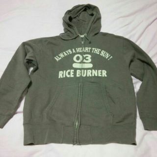 RICE BURNER ジップアップパーカー(パーカー)