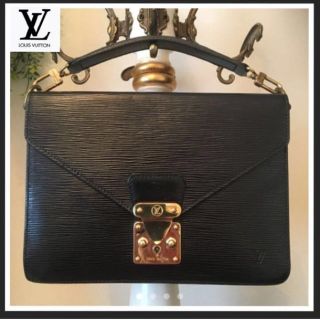 ルイヴィトン(LOUIS VUITTON)のLOUIS VUITTON☆外観美品☆ユニセックス☆エピ モンソーハンドバッグ(その他)