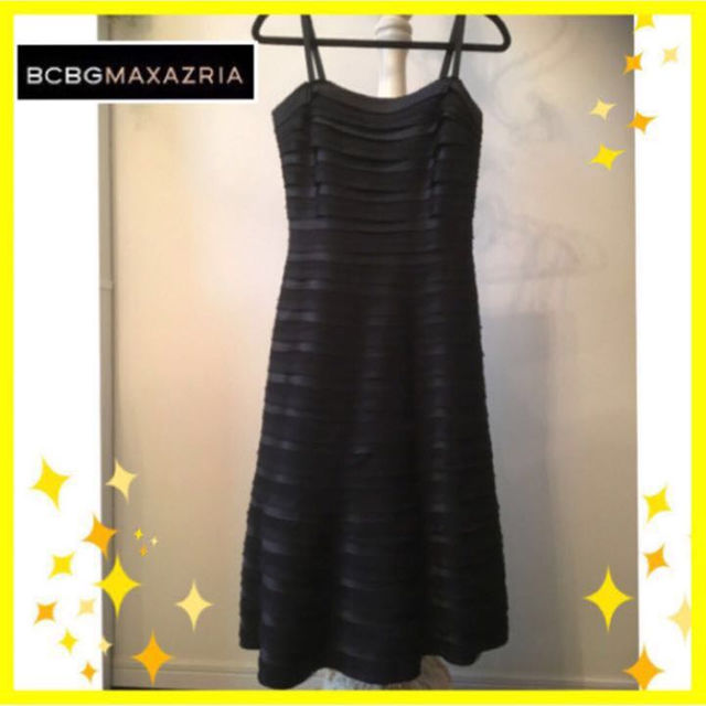 BCBGMAXAZRIA(ビーシービージーマックスアズリア)のBCBGMAXAZRIA☆美品Sサイズ☆上質シルク混ワンピース レディースのワンピース(ひざ丈ワンピース)の商品写真