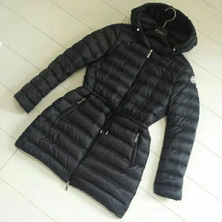 モンクレール(MONCLER)の正規店購入　モンクレール　LAURE ライトダウン　黒サイズ00(ダウンコート)