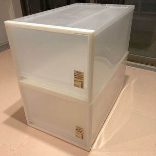 ムジルシリョウヒン(MUJI (無印良品))の☆無印良品☆ポリプロピレン衣装ケース 深2個セット☆(その他)